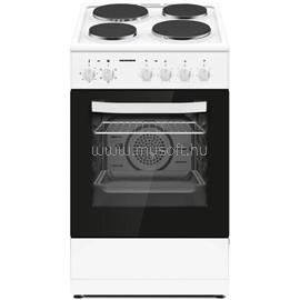 HEINNER HFSC-S56E4HMW elektromos 4 főzőlapos tűzhely  sütő űrtartalom 43L, grill ventilátor sütő világítás 50x60cm HFSC-S56E4HMWH small