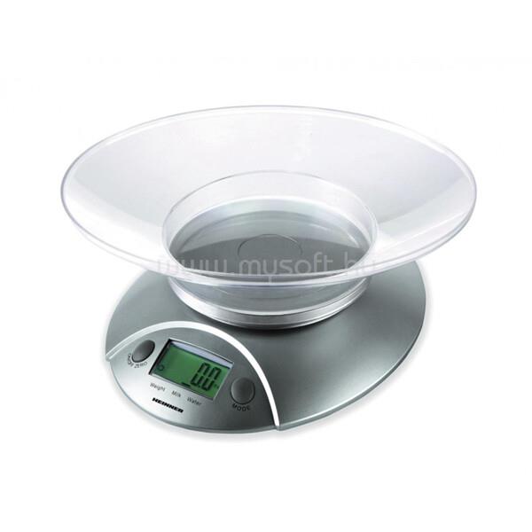 HEINNER HKS-5SL onyhai mérleg, LCD kijelző, tartomány: 1g-5kg (ezüst)