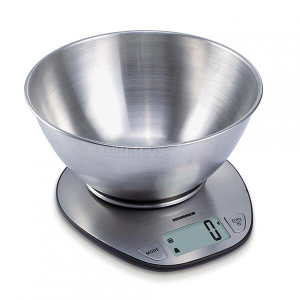 HEINNER HKS-5SS konyhai tálas mérleg, LCD kijelző, tartomány: 1g-5kg
