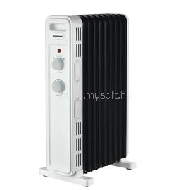 HEINNER HOH-M09WH-BK 9 tagos olajradiátor, állítható termosztát, 2200W, Fehér HOH-M09WH-BK small