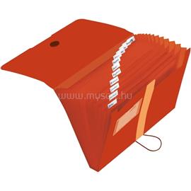HERLITZ easy orga to go GREEN narancssárga PP A4 rekeszes mappa HERLITZ_11411279 small