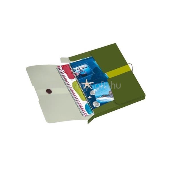 HERLITZ Easy PP újrafelhasznált műanyag zöld füzetbox