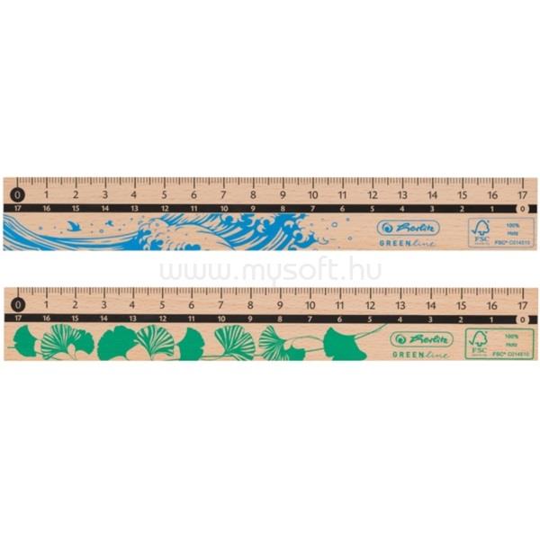 HERLITZ GREENline 17cm favonalzó