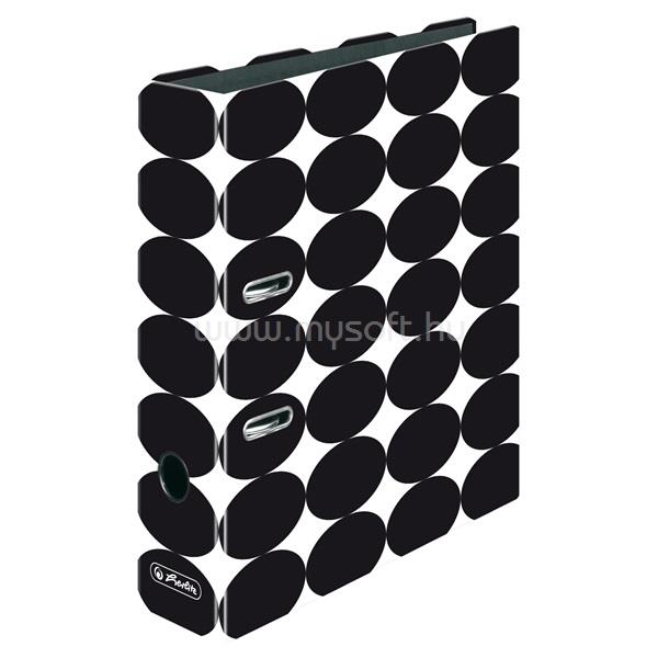 HERLITZ Just Black A4 8cm-es iratrendező