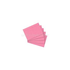 HERLITZ Kartotékkártya  A7 100 ív/csomag, vonalas, rózsaszín HERLITZ_65801 small