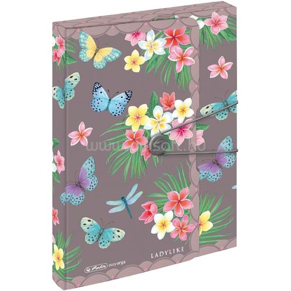 HERLITZ Ladylike Butterflies Easy Orga To Go A4 PP füzetbox