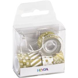 HEYDA 5 db-os arany II. mini dekor ragasztószalag HEYDA_203584580 small