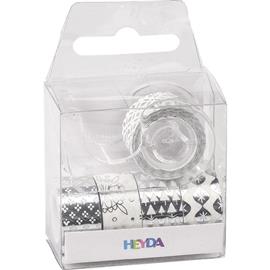HEYDA 5 db-os ezüst I. mini dekor ragasztószalag HEYDA_203584578 small
