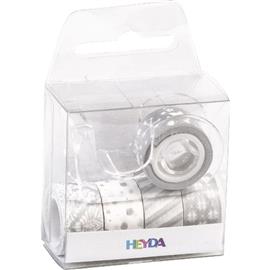 HEYDA 5 db-os ezüst II. mini dekor ragasztószalag HEYDA_203584581 small