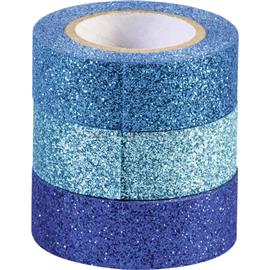 HEYDA Blue 3 db glitteres ragasztószalag HEYDA_203584376 small