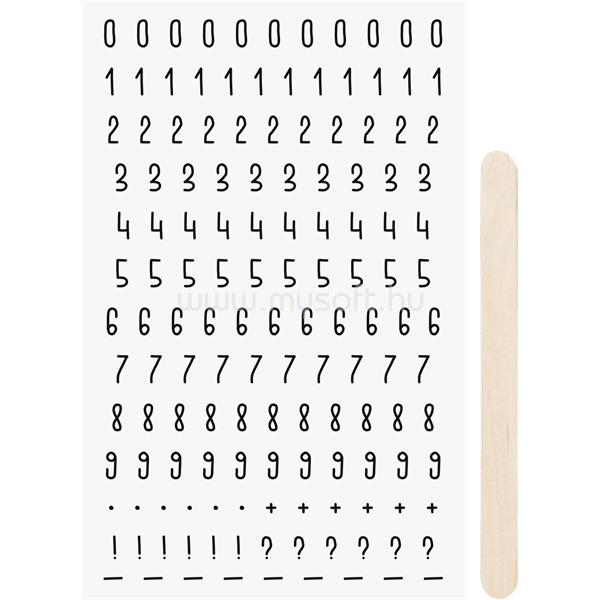 HEYDA Numbers simítható matricacsomag
