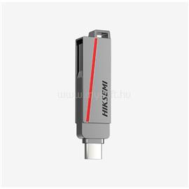 HIKSEMI Dual Slim USB3.2 Type-C 64GB pendrive (ezüst) HS-USB-E307C(STD)/64G/U3/NEWSEMI/WW small
