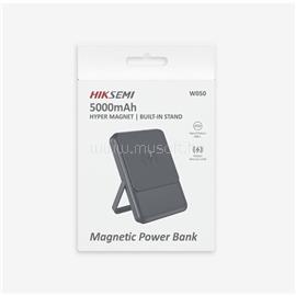 HIKSEMI Hikvision Akkubank - 5000mAh W050 Vezetéknéküli PowerBank (Type-C, Output 15W) Szürke HS-PB-W050(STD)/5000MAH/GREY/MA small