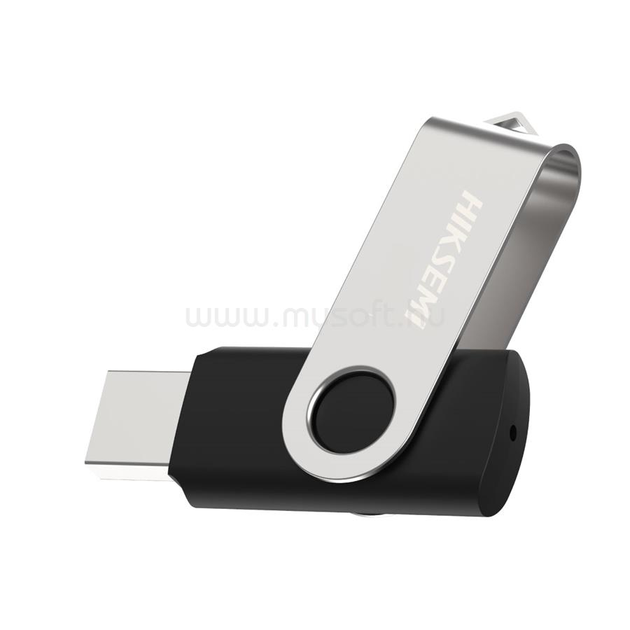 HIKSEMI M200S ROTARY USB2.0 4GB pendrive (ezüst-fekete)