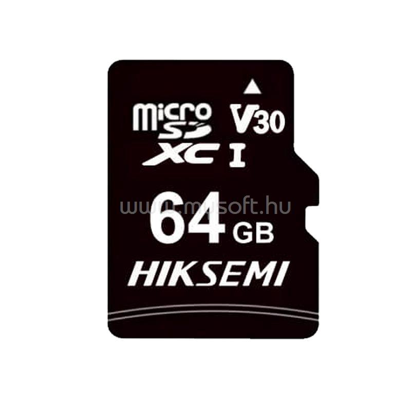 HIKSEMI Memóriakártya MicroSDXC 64GB Neo Home CL10 92R/40W UHS-I V30