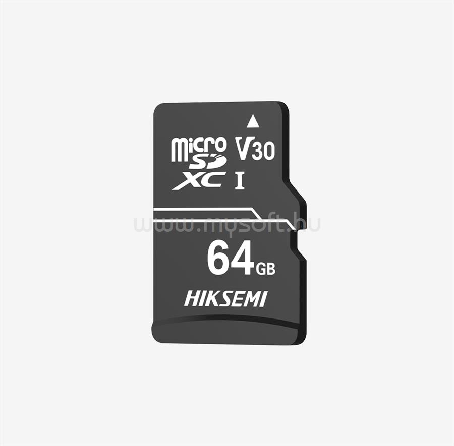 HIKSEMI MicroSD kártya - CAPTURE 64GB microSDXC, Class 10 and UHS-I, TLC