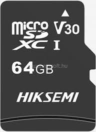 HIKSEMI MicroSD kártya - NEO 64GB microSDXC, Class 10 and UHS-I, TLC (adapter nélkül)