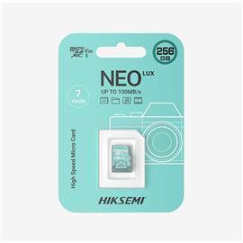 HIKSEMI MicroSD kártya - NEO LUX 256GB microSDXCT, Class 10 and UHS-I, 3D NAND (r/w: 100 / 70MB, V30) HS-TF-D3(STD)/256G/NEO_LUX/WW small