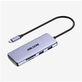 HIKSEMI USB-C HUB  1x4K HDMI + 1xSD + 1xTF + 1xUSB 2.0 + 3xUSB 3.0 + PD charge HS-HUB-DS8 small