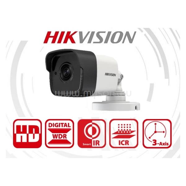 HIKVISION 4in1 Analóg csőkamera - DS-2CE16H0T-ITF (5MP, 2,8mm, kültéri, EXIR20M, ICR, IP67, DWDR, BLC)