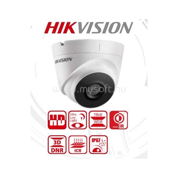 HIKVISION 4in1 Analóg turretkamera - DS-2CE56D8T-IT3F (2MP, 2,8mm, kültéri, EXIR40m, IP67, WDR)