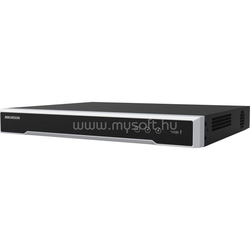 HIKVISION DS-7608NI-Q2/8P NVR rögzítő (8 csatorna, 80Mbps rögzítési sávszél, H265+, HDMI+VGA, 2xUSB, 2x Sata, 8x PoE)