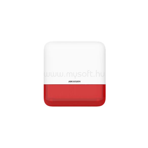 HIKVISION DS-PS1-E-WE AX Pro sziréna (Kültéri, 110dB, Piros)