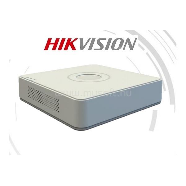 HIKVISION DVR rögzítő - DS-7108HQHI-K1 (8 port, 3MP, 2MP/200fps, H265+, 1x Sata, Audio, 2x IP kamera)