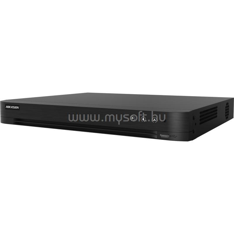HIKVISION iDS-7208HQHI-M2/S DVR rögzítő (8 port, 4MP lite/120fps, 2MP/120fps, H265+, 2x Sata)