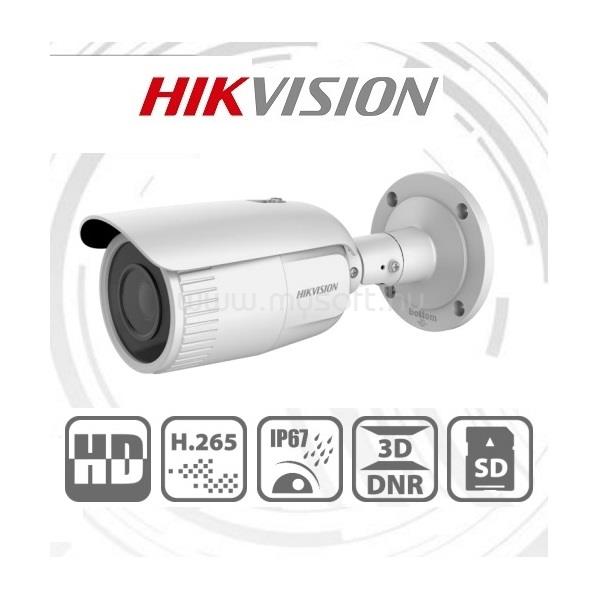 HIKVISION IP csőkamera - DS-2CD1623G0-IZ (2MP, 2,8-12mm, kültéri, H265+, IP67, IR30m, ICR, DWDR, 3DNR, SD, PoE)