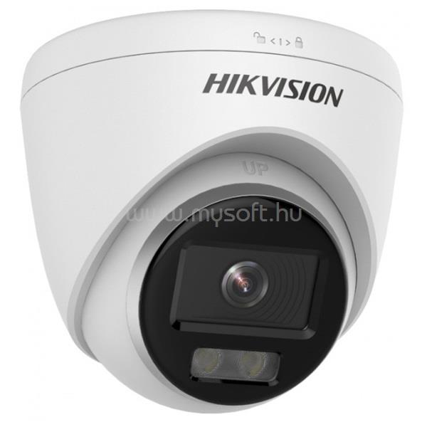 HIKVISION IP turretkamera - DS-2CD1347G0-L (4MP, 2,8mm, kültéri, H265+, LED30m, IP67, DWDR, PoE) ColorVu