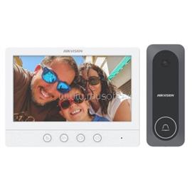 HIKVISION kaputelefon szett - DS-KIS212 (4 vezetékes HD-TVI szett, 720p kültéri + 7" beltéri) DS-KIS212 small