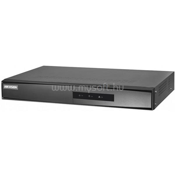 HIKVISION NVR rögzítő - DS-7104NI-Q1/4P/M (4 csatorna, 40Mbps rögzítési sávszél, H265, HDMI+VGA, 2xUSB, 1x Sata, 4x PoE)