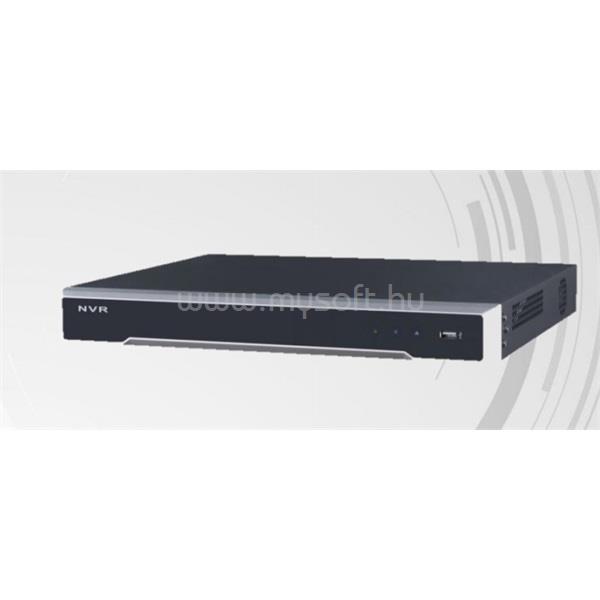 HIKVISION NVR rögzítő - DS-7608NI-I2 (8 csatorna, 80Mbps rögzítés, H.265, HDMI+VGA, 2xUSB, 2x Sata, I/O)