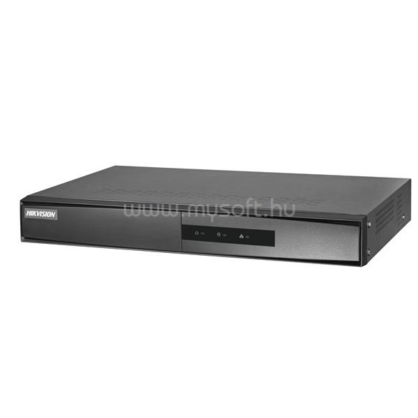 HIKVISION NVR rögzítő - DS-7608NI-K1 (8 csatorna, 80Mbps rögzítési sávszélesség, H265, HDMI+VGA, 2xUSB, 1xSata, I/O)