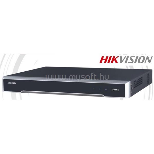 HIKVISION NVR rögzítő - DS-7608NI-K2 (8 csatorna, 80Mbps rögzítési sávszélesség, H265, HDMI+VGA, 2x USB, 2x Sata, I/O)