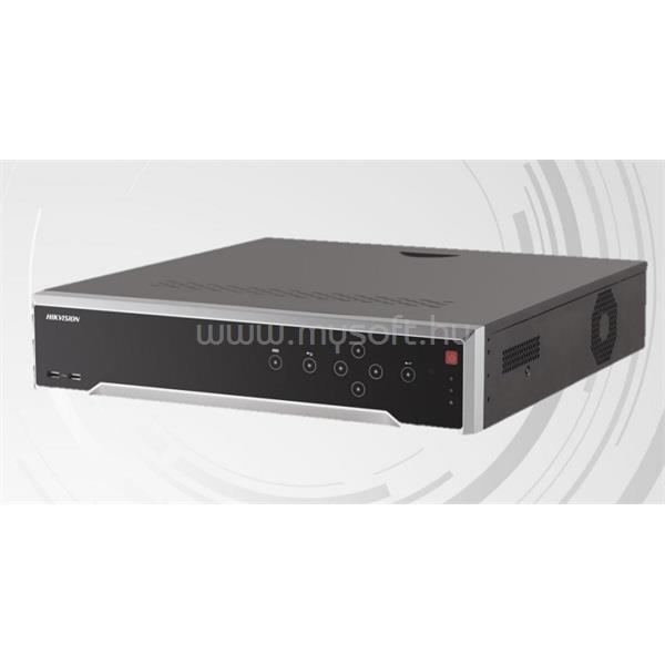 HIKVISION NVR rögzítő - DS-7716NI-I4 (16 csatorna, 160Mbps rögzítési sávszélesség, H265, HDMI+VGA, 3x USB, 4x Sata, I/O)