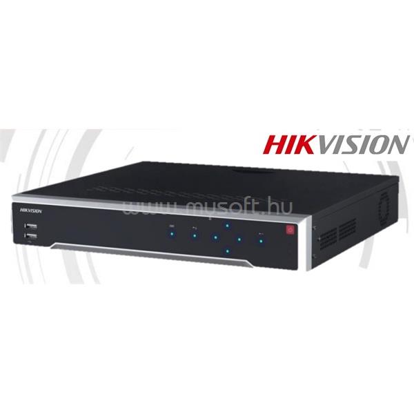 HIKVISION NVR rögzítő - DS-7716NI-K4 (16 csatorna, 160Mbps rögzítési sávszélesség, H265, HDMI+VGA, 3x USB, 4x Sata, I/O)