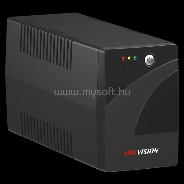 HIKVISION Szünetmentes 1000VA - DS-UPS1000-R (2 Schuko, line-interaktív, fekete)