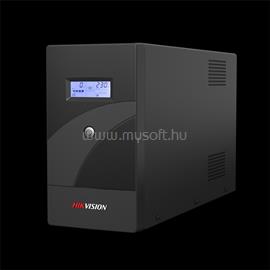 HIKVISION Szünetmentes 2000VA - DS-UPS2000-R (4 Schuko, line-interaktív, USB, LCD, fekete) DS-UPS2000-R small