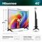 HISENSE 40A4S FHD Smart LED TV 40