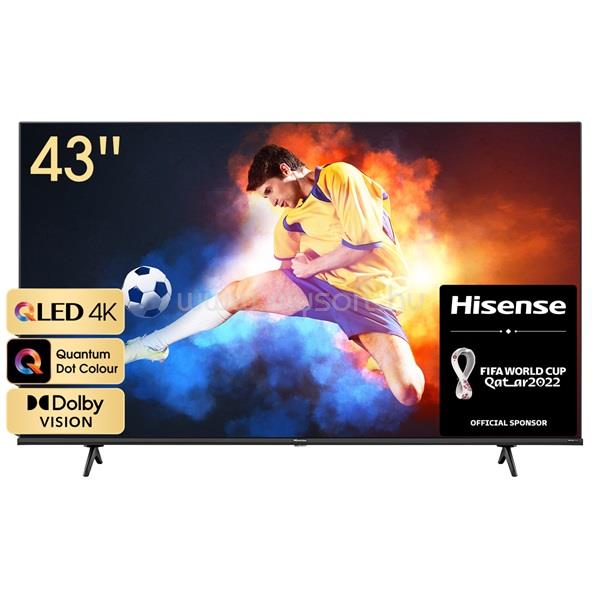 HISENSE 43" 43E7HQ 4K UHD Smart QLED TV