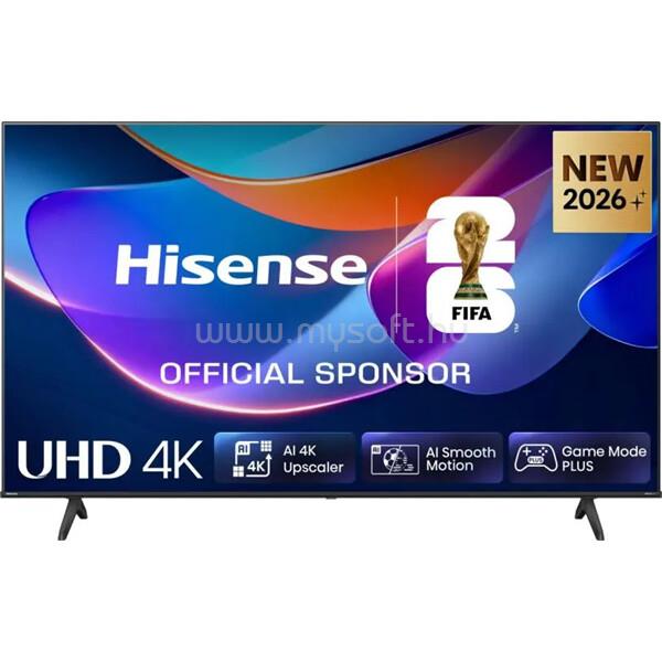 HISENSE 58A6S 58"/146cm 4K UHD Smart LED TV, 3840x2160, 3xHDMI/2xUSB/1xRJ45/Wifi