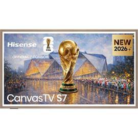 HISENSE 65S7S 65"/164cm 4K 144Hz Smart Hi-QLED Canvas TV, 3840x2160, 4xHDMI/2xUSB/RJ45/Wifi HISENSE_65S7S small