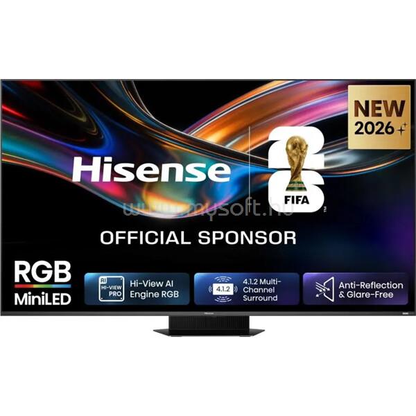 HISENSE 85UR9S 85"/215cm 4K 180Hz Smart RGB MiniLED TV, 3840x2160, 3xHDMI/2xUSB/1xUSB-C/RJ45/WIFI