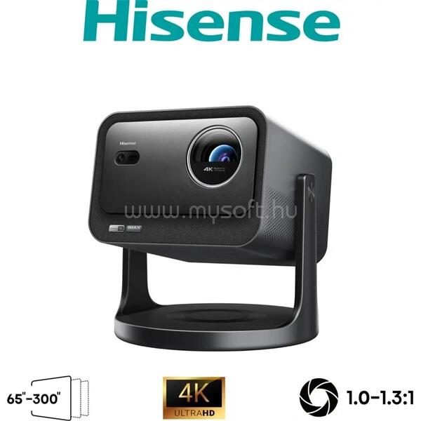 HISENSE C3 Mini Laser Projektor, 4K Ultra HD 3840x2160, 16:9, 65"-300" 2000lm, Fekete