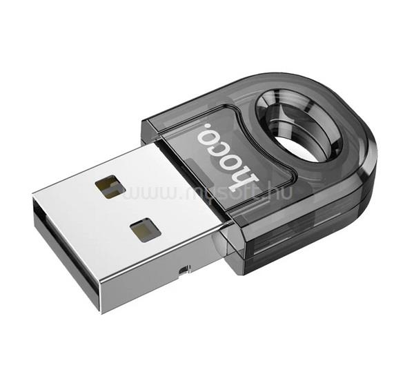 HOCO bluetooth adapter USB, v5.1, FEKETE