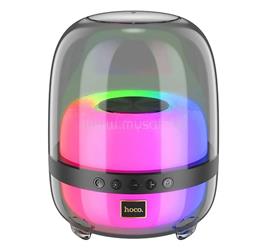 HOCO BS58 bluetooth hordozható hangszóró v5.1, LED világítás, FEKETE HOCO_BS58_B small
