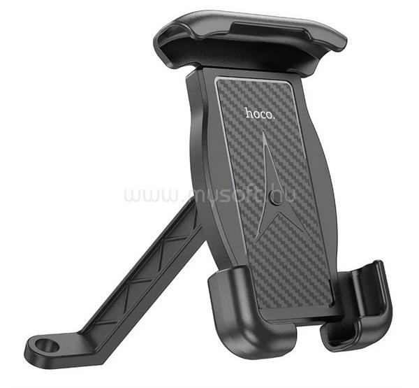 HOCO HOCO CA119 motoros telefontartó tükörre rögzíthető, 4.5 - 7" méret, FEKETE