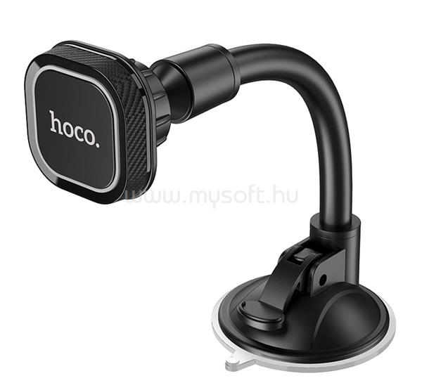 HOCO CA55 autós tartó szélvédőre, 360°, FEKETE